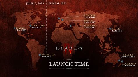 sorti diablo 4|Diablo 4 release date and launch times